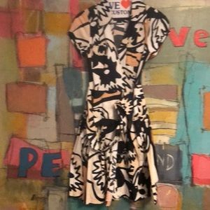 Diane Von Furstenburg sz 6 cotton dress